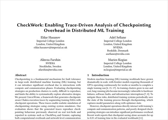 CheckWork first page