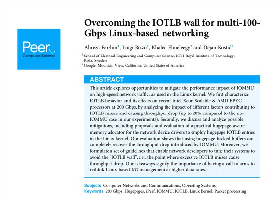 IOTLB wall first page