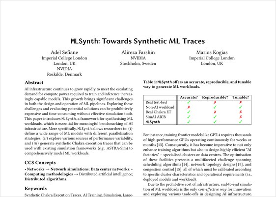 MLSynth first page