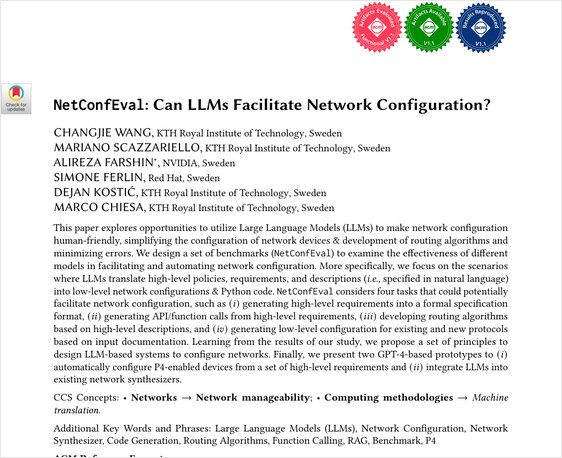 NetConfEval first page